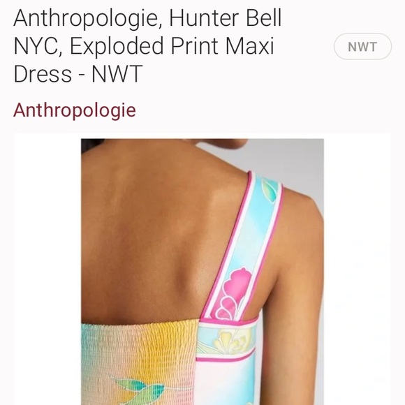 Anthropologie Hunter Bell NYC Exploded Print Maxi Dress ✨HOST PICK✨ - Picture 6 of 7